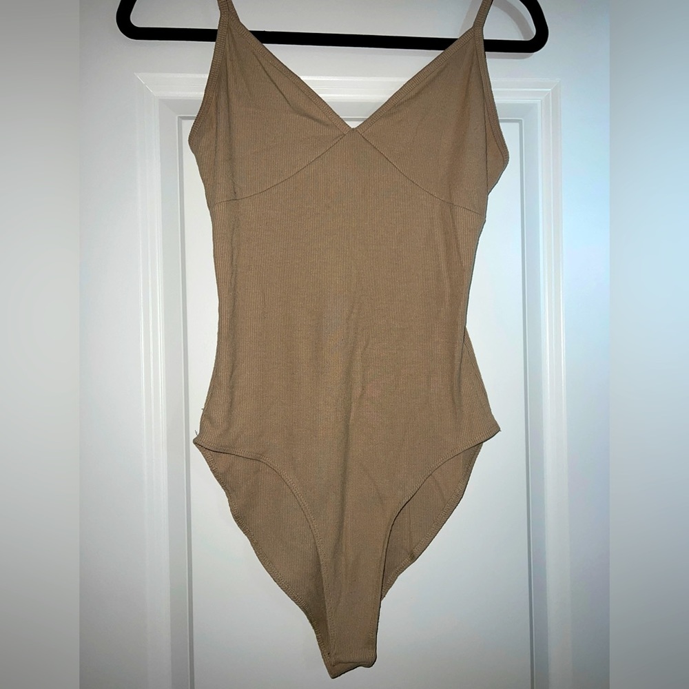 Beige/ tan bodysuit